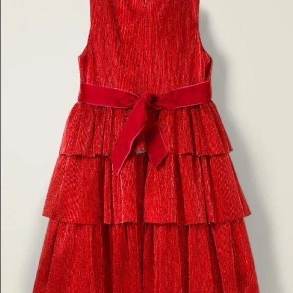 open lace back dress Girls Boden Navy Magical Tulle Dress